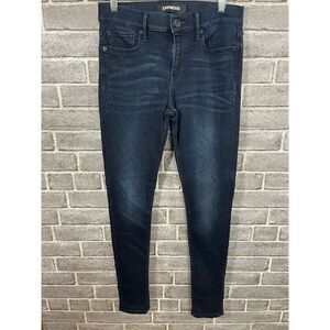 Express Women's Skinny Jeans Size 2 Dark Wash Blue Stretch Denim